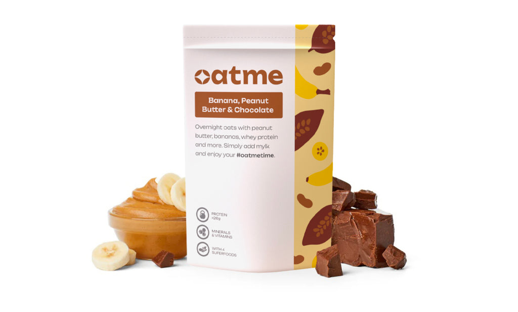 Банан, фъстъчено масло и шоколад